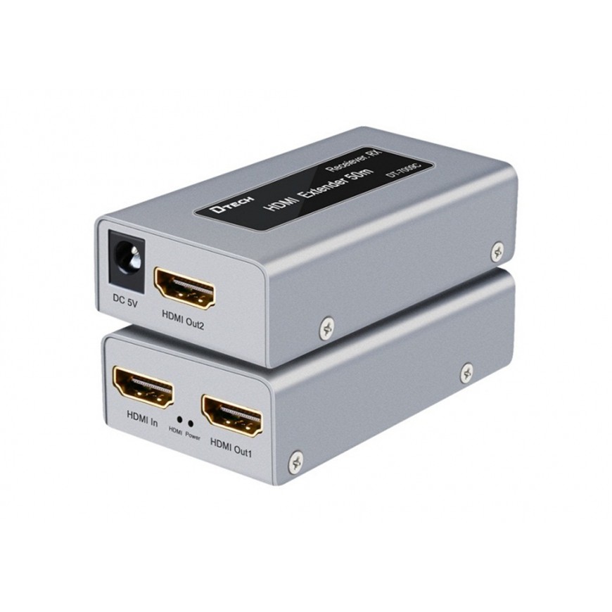 Hộp nối dài hdmi 50m LAN dtech DT 7009c