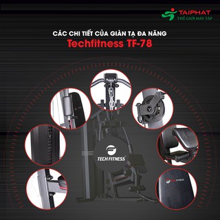 Giàn tạ đa năng Tech Fitness TF-78