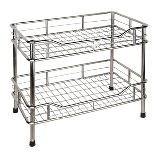 Kệ chén inox 2 tầng