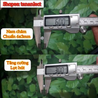 Nam châm mini 6x3mm tăng cường lực hút
