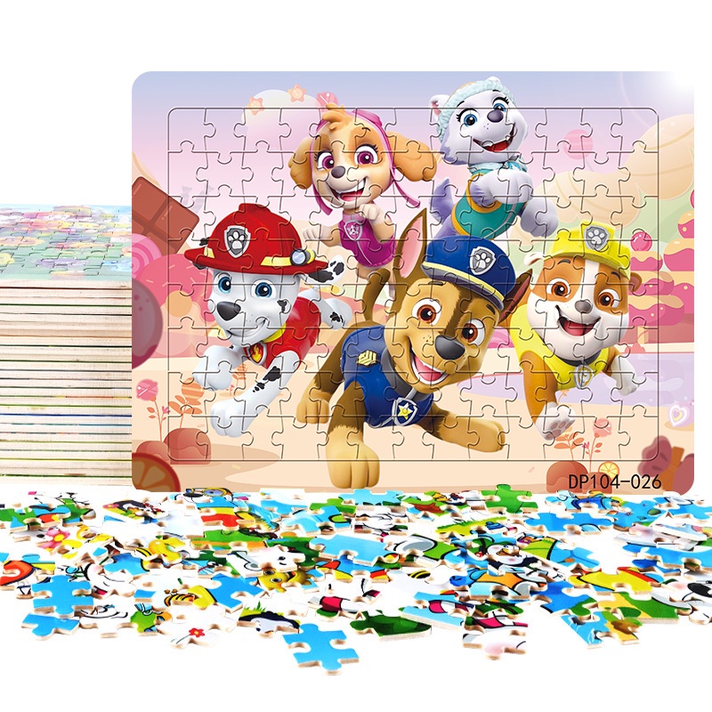 Bộ đồ chơi xếp hình Plants vs. zombies 104 mảnh dày 4mm thân thiện với môi trường dành cho bé