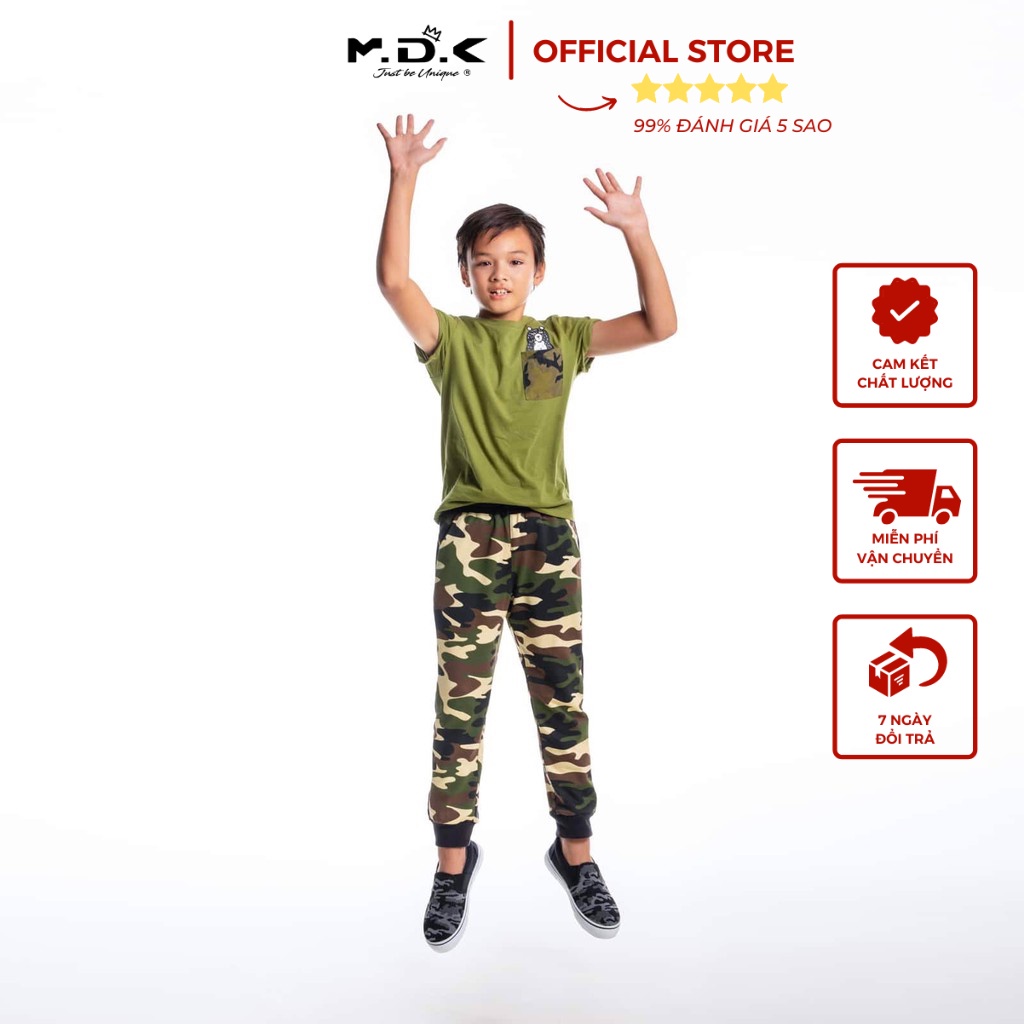 Quần bé trai - Camo Jungle Jogger M.D.K - cá tính, năng động