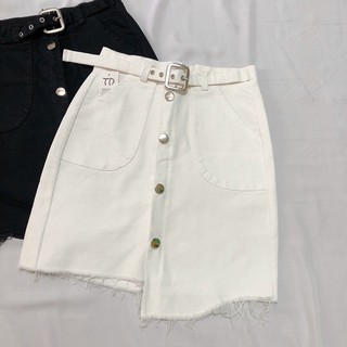 Chân váy kaki khoen kèm nịt