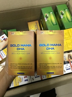 GOLD MAMA DHA ( Vitamin bà bầu tổng hợp )