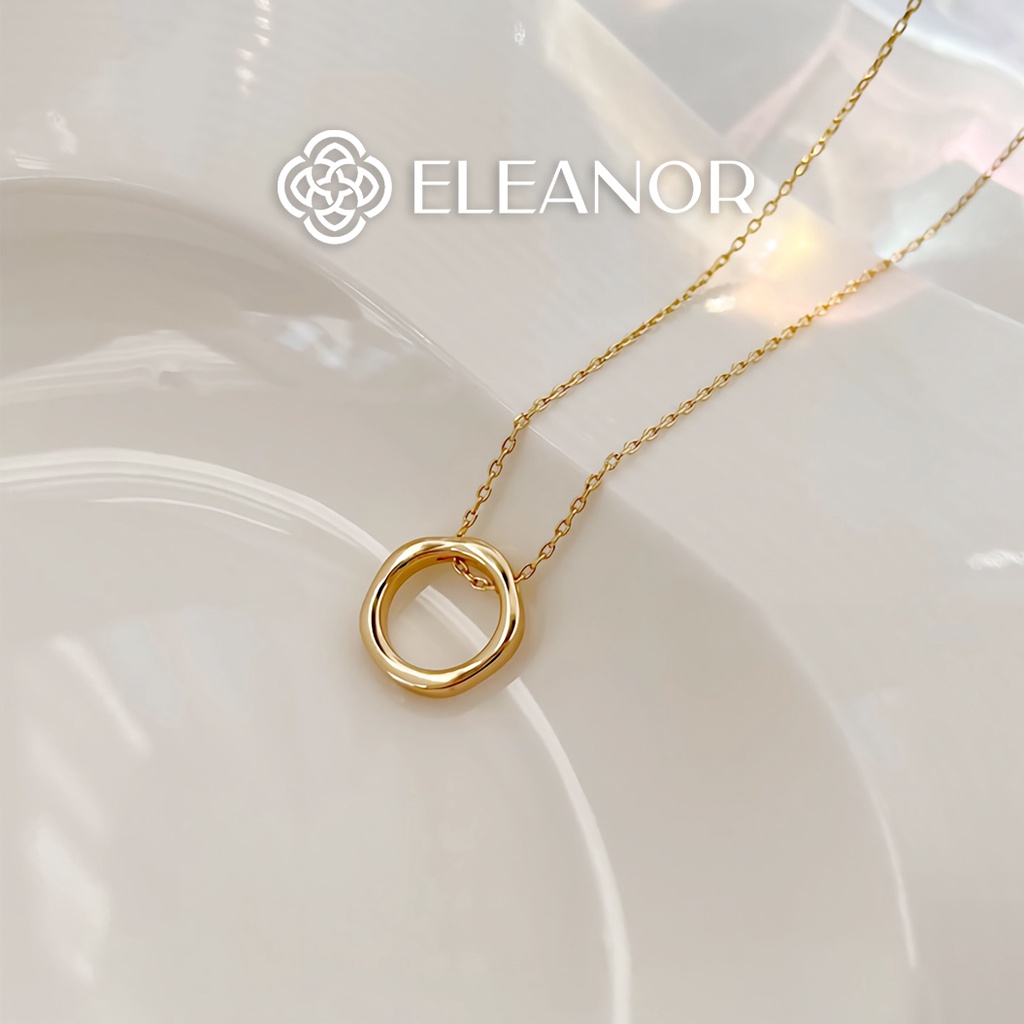 Dây Chuyền Nữ Eleanor Mạ Vàng 14K Phong Cách Retro - SP000130