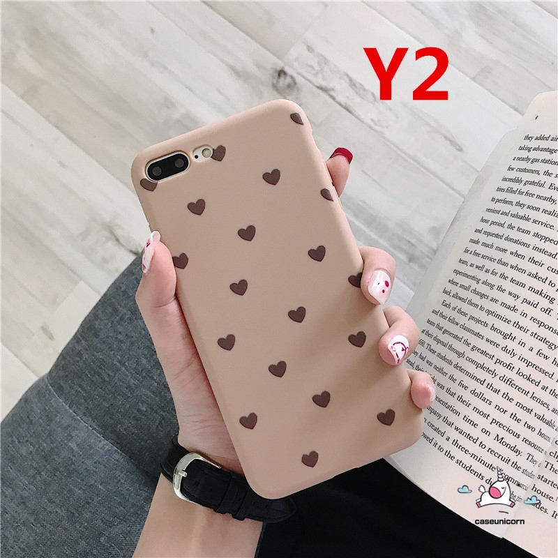 Ốp điện thoại bằng TPU silicon họa tiết trái tim màu kẹo cho iPhone 11 8 7 6 6s Plus X XR XS MAX 11Pro Max SE 2020 | BigBuy360 - bigbuy360.vn