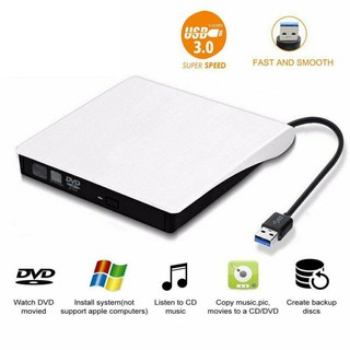 Đầu đọc DVD tiện dụng với cổng nối USB 3.0 cho Máy tính Laptop DVD±RW CD-RW