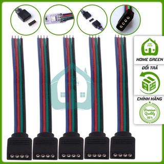 Dây nối đèn Led 4 Pin 10mm 10cm Rgb cho dây đèn Led 5050