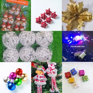 Combo Phụ Kiện Trang Trí Cây Thông Noel