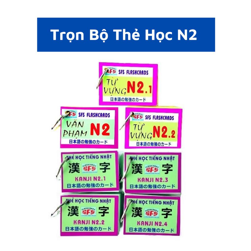 Trọn Bộ Thẻ Học Hán Tự - Từ Vựng - Ngữ Pháp N2