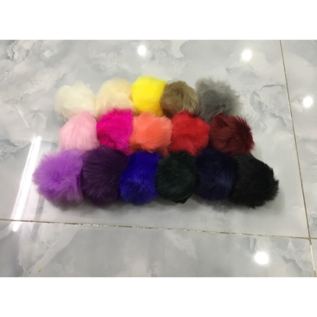 Pom pom trơn 8cm