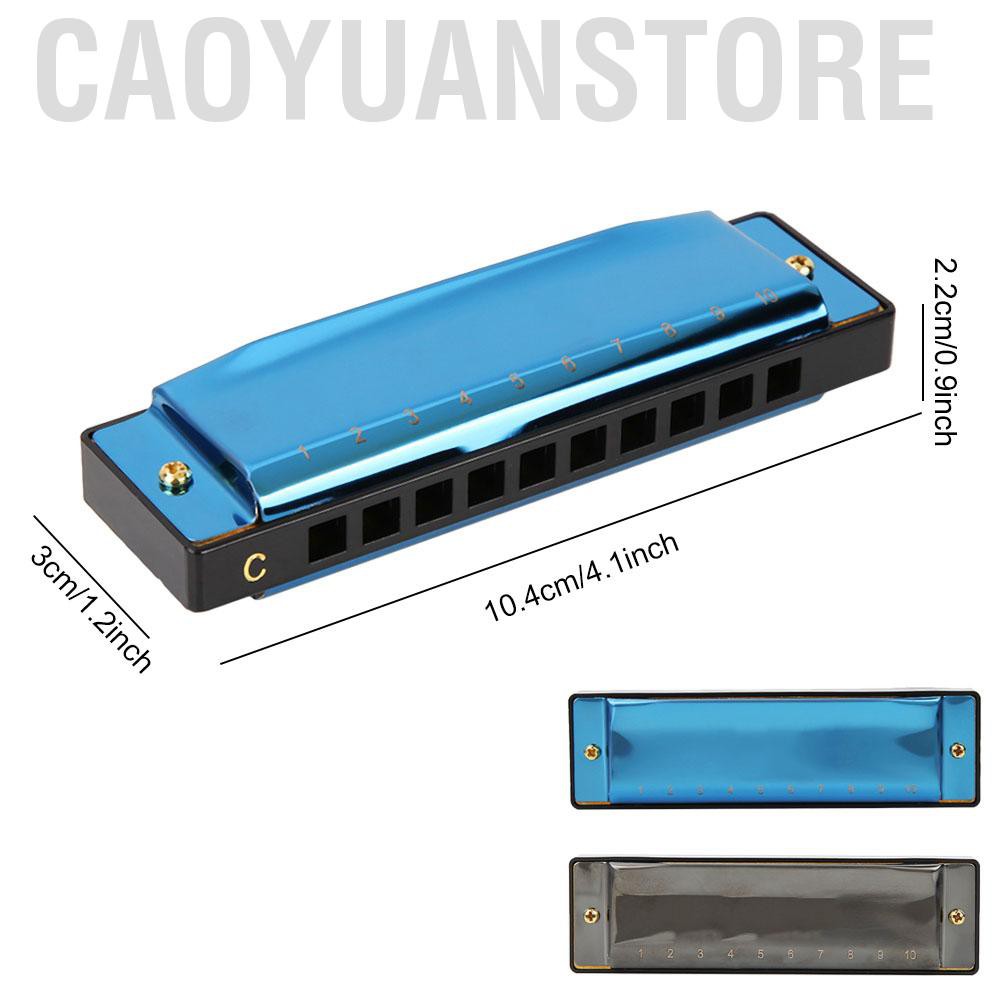 Kèn Harmonica Cao Cấp 10 Lỗ 20 Phím