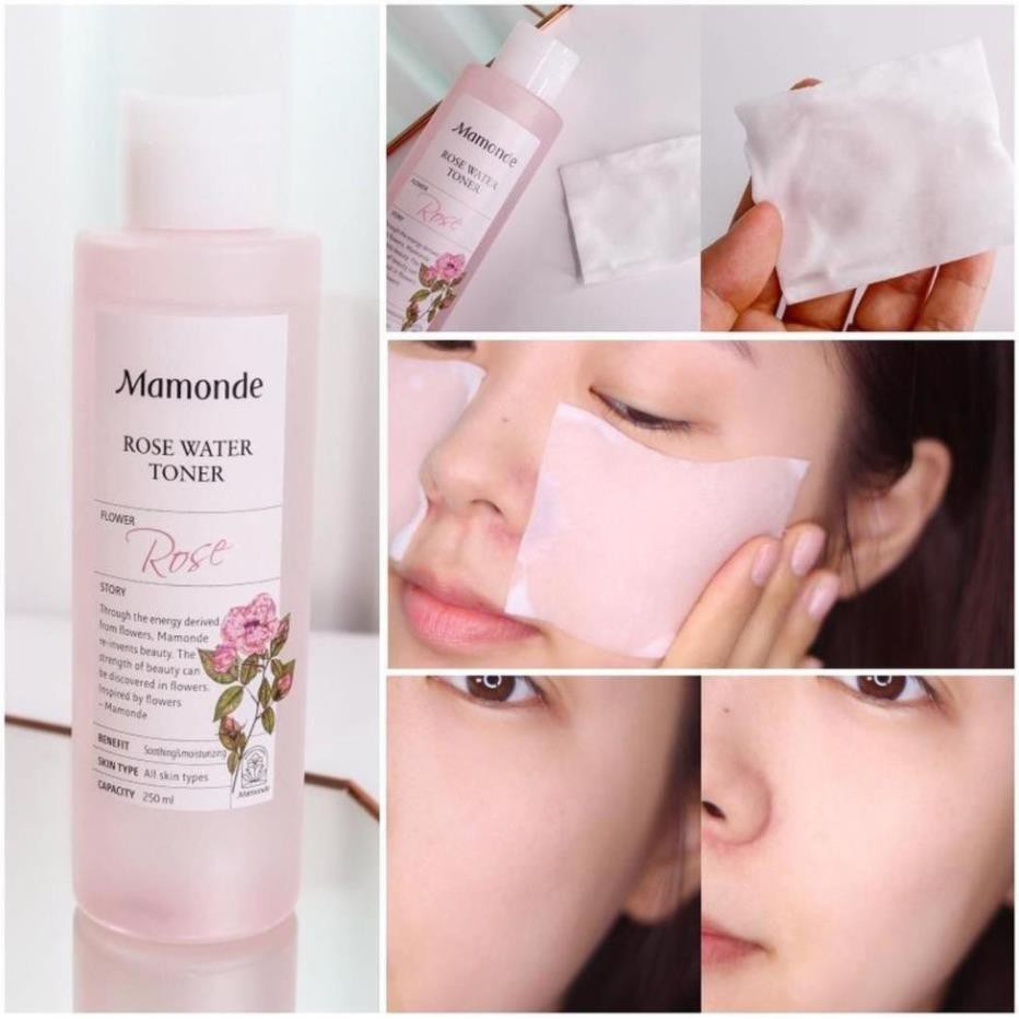 Nước Hoa Hồng, Toner Hoa Hồng Mamonde Rose 150ml, 250ml Siêu Cấp Ẩm Và Làm Mềm Mịn Da | BigBuy360 - bigbuy360.vn