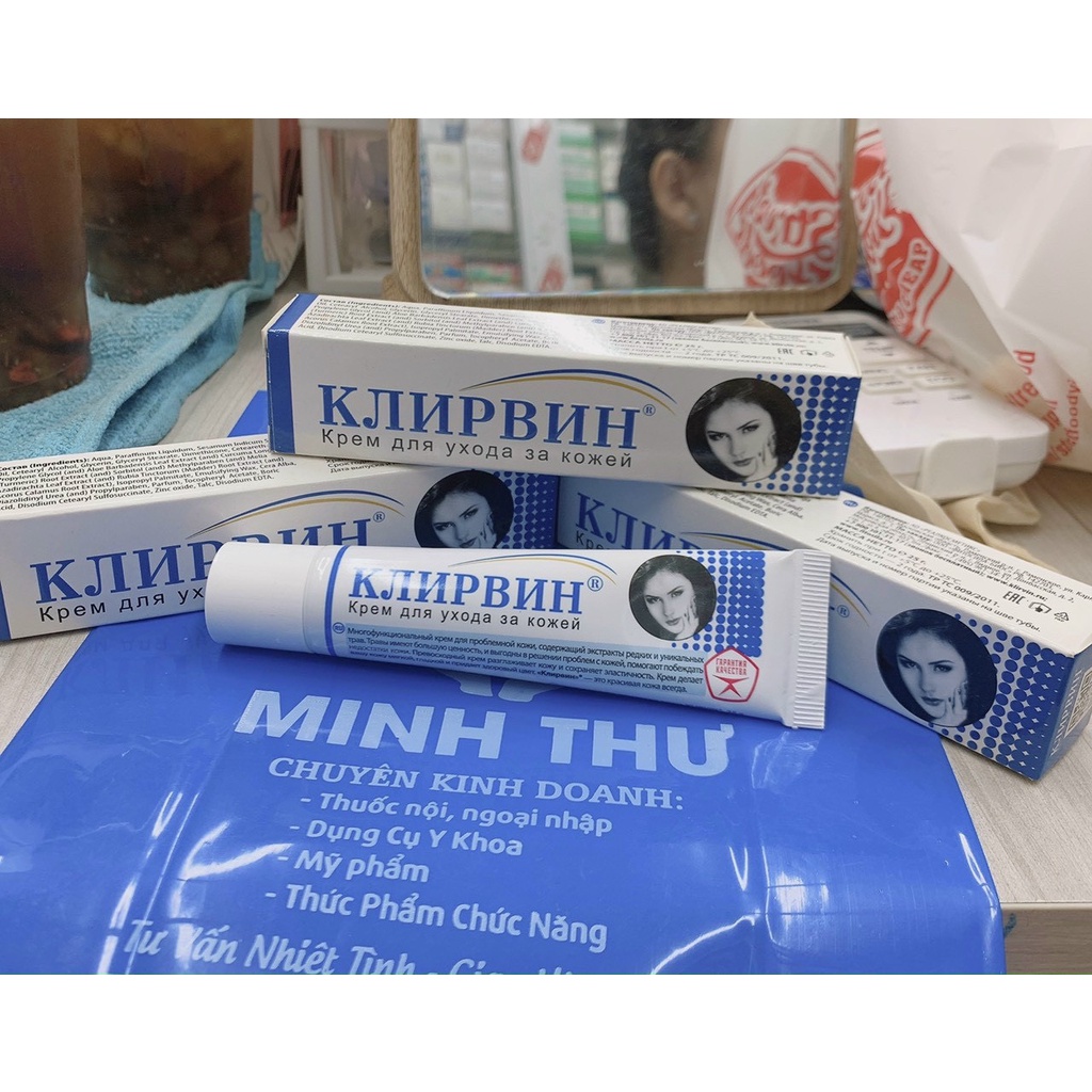 Kem mờ sẹo Nga Klirvin tuýp 25g