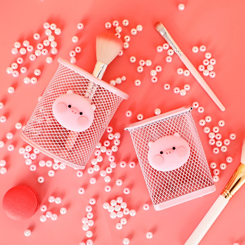 Gia dụng sắt mỹ thuật rỗng phim hoạt hình bút nhỏ văn phòng phẩm 