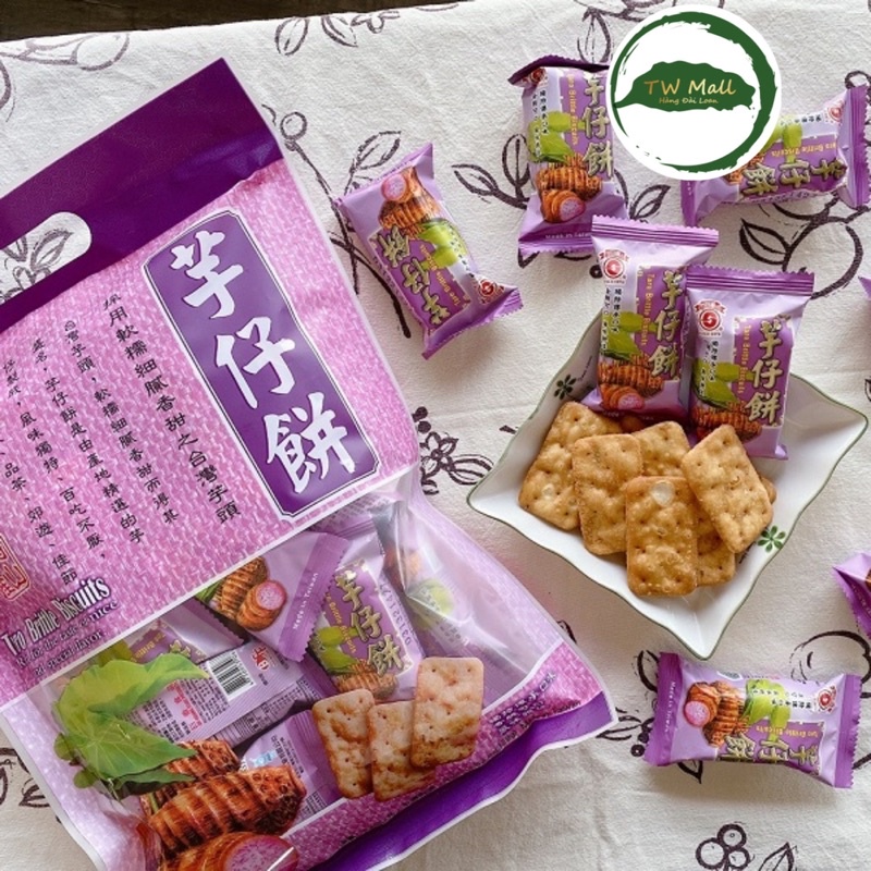 Bánh snack khoai môn Đài Loan Ri Xiang 330g - TW Mall