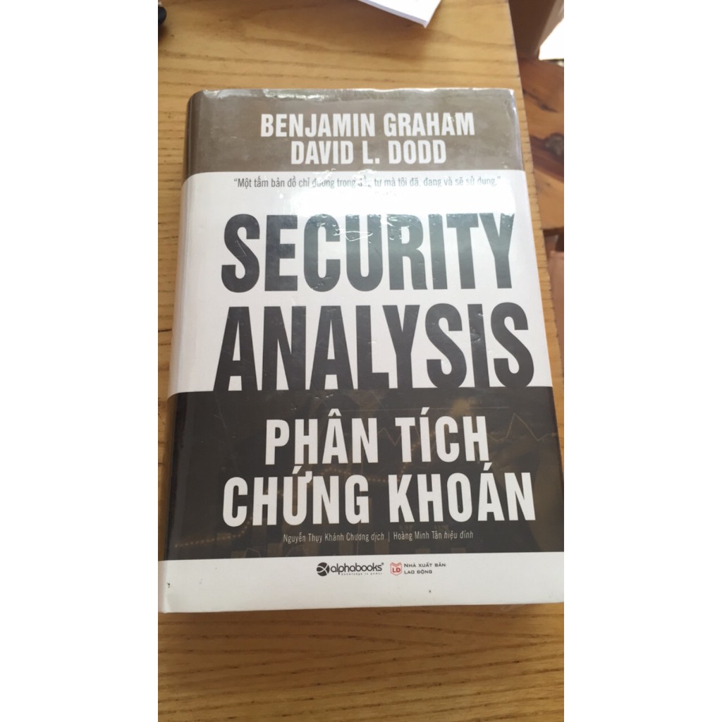 Sách (Kinh điển) Phân tích chứng khoán Taií bản 2018 - Security analysis