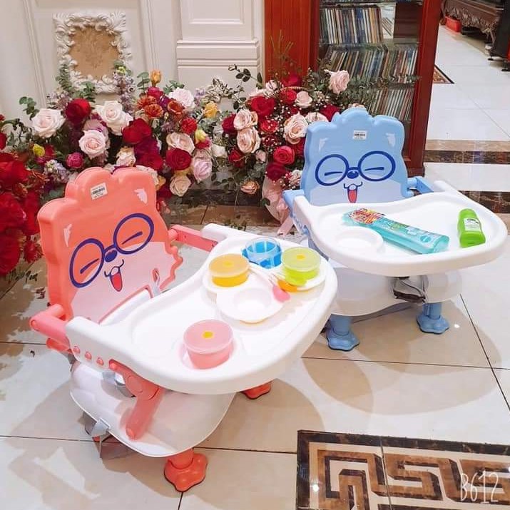 Ghế ăn dặm 💥FREESHIP💥 gấp gọn T918 cho bé từ 1 đến 3 tuổi – Ghế ngồi ăn cao cấp, đa năng dùng cho bé trai, bé gái DC01