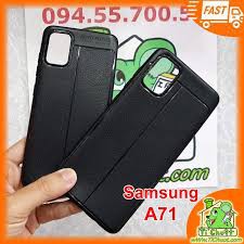 Ốp Lưng Dẻo Vân Da Auto Focus Samsung A71