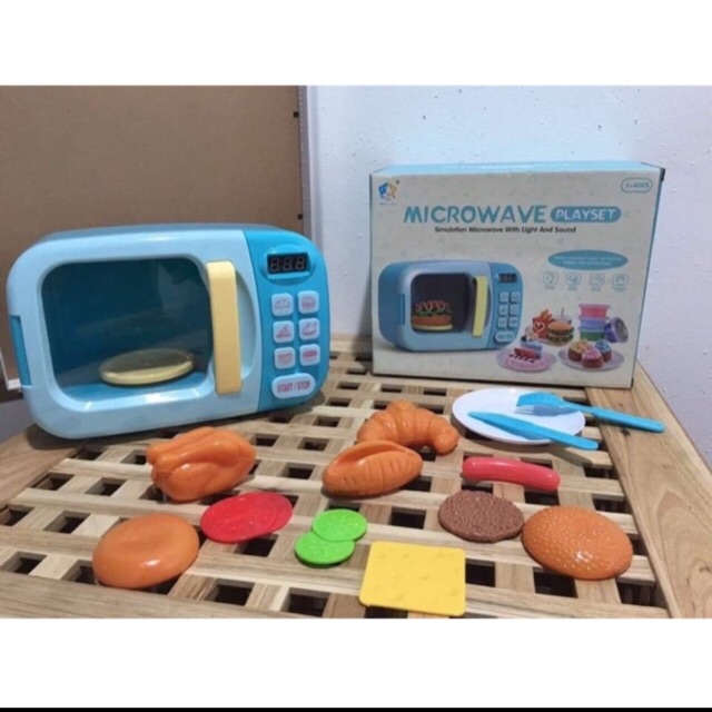 Bộ đồ chơi trải nghiệm làm bếp với lò vi sóng