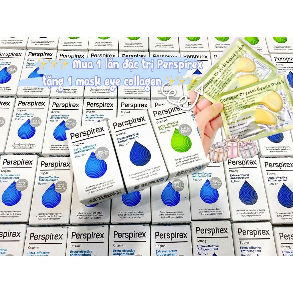 Lăn khử mùi Perspirex hỗ trợ đặc trị hôi nách hiệu quả 20ml Đan Mạch có in NXS | BigBuy360 - bigbuy360.vn