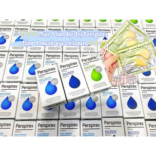 Lăn khử mùi Perspirex hỗ trợ đặc trị hôi nách hiệu quả 20ml Đan Mạch có in NXS