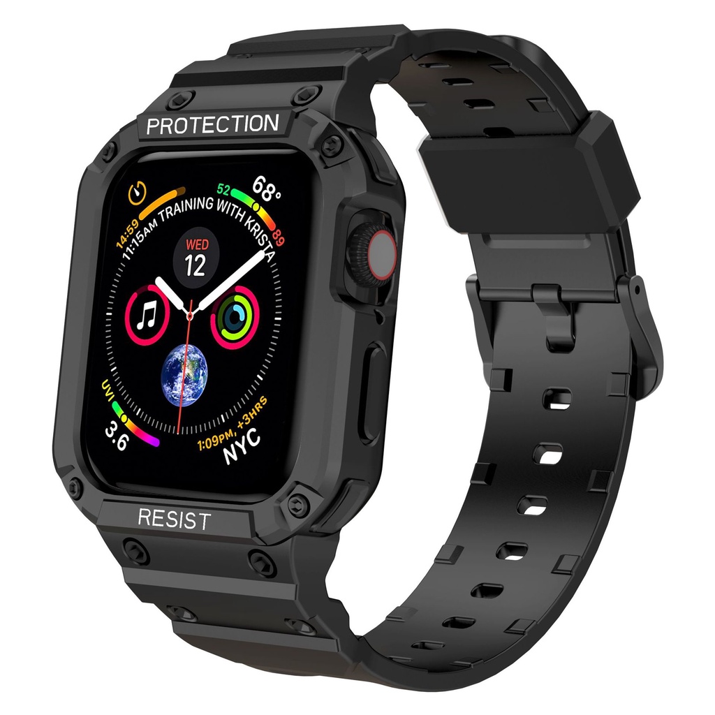 Dây Đeo Thể Thao Thay Thế Chuyên Dụng Cho Apple Watch 45mm 44mm 42mm 41mm 40mm 38mm iWatch Series 7 6 5 SE 4 3 2 1