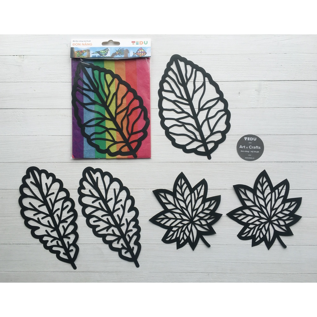 Bộ thủ công đón nắng hình Chiếc Lá TEDU