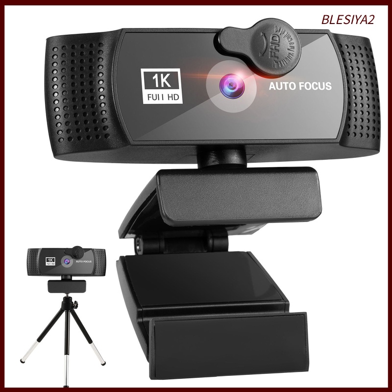 [BLESIYA2] Webcam 1080p HD w/ Noise-Cancelling Microphone USB for Gaming PC Desktop