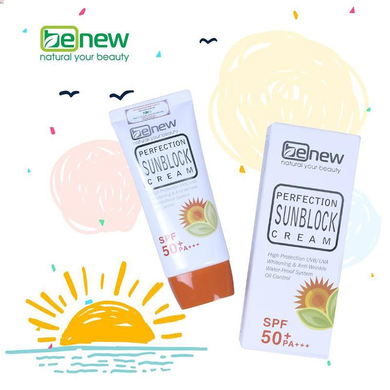 Kem chống nắng dưỡng trắng Benew Hàn Quốc Perfect Sunblock  SX