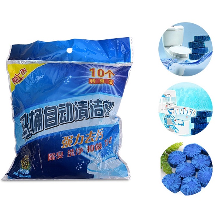 Combo 10 Viên Tẩy Bồn Cầu