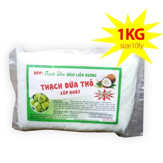 1KG thạch dừa khô ép thô 10ly