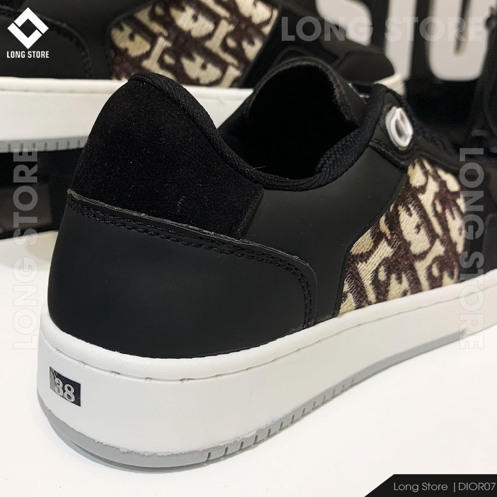 Giày thể thao nam đẹp sneaker đế cao chất da cao cấp tăng chiều cao 3cm LONGSTORE DIOR0607