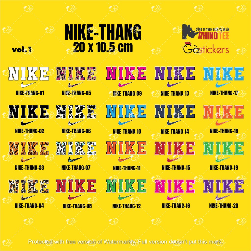 Hình Ủi Nike Thẳng NIKE-THANG - Mua Nhiều Giảm Giá