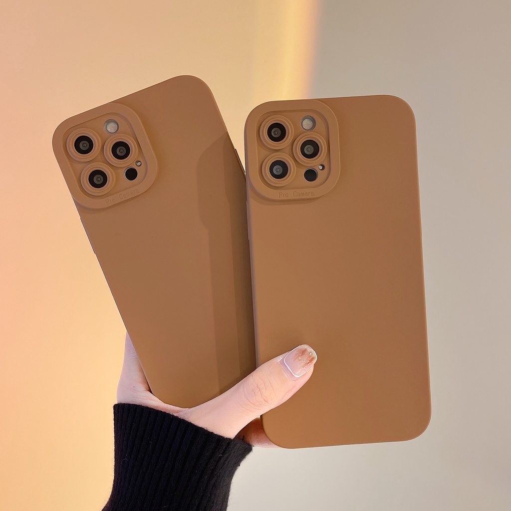 Ốp Điện Thoại Chống Sốc 3 Màu Thời Trang Cho iPhone 14 / 13 / 12 / 11 / X / 8 / 7P