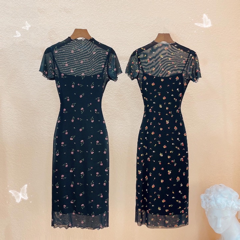 Đầm cổ tròn form dài | BigBuy360 - bigbuy360.vn