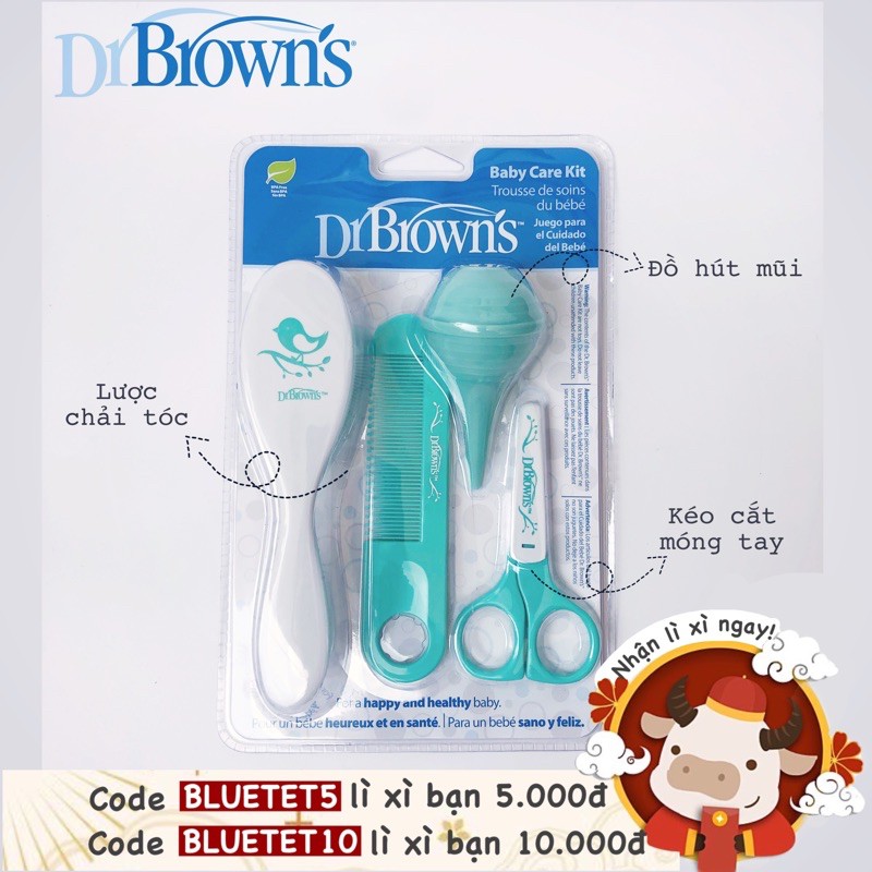 Bộ chăm sóc bé Dr Brown’s 4 món