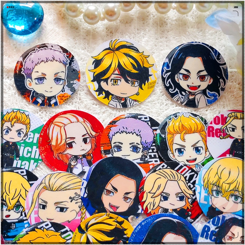 ★★★ Tokyo Revengers Q-2 Mini Diary Manual Stickers ★★★ 40Pcs/Set Anime DIY Fashion Scrapbooks Album Decor Decals Stickers