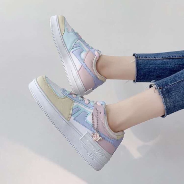 Giày Thể Thao nữ Sneaker nữ Air đế độn siêu đẹp Hot trend, giày nữ đi học, giày bóng rổ siêu nhẹ