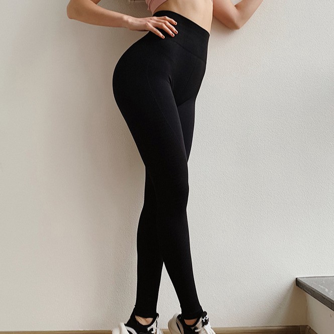 Quần Legging MOVING PEACH ALP Thiết Kế Eo Cao Ôm Dáng Dùng Tập Yoga