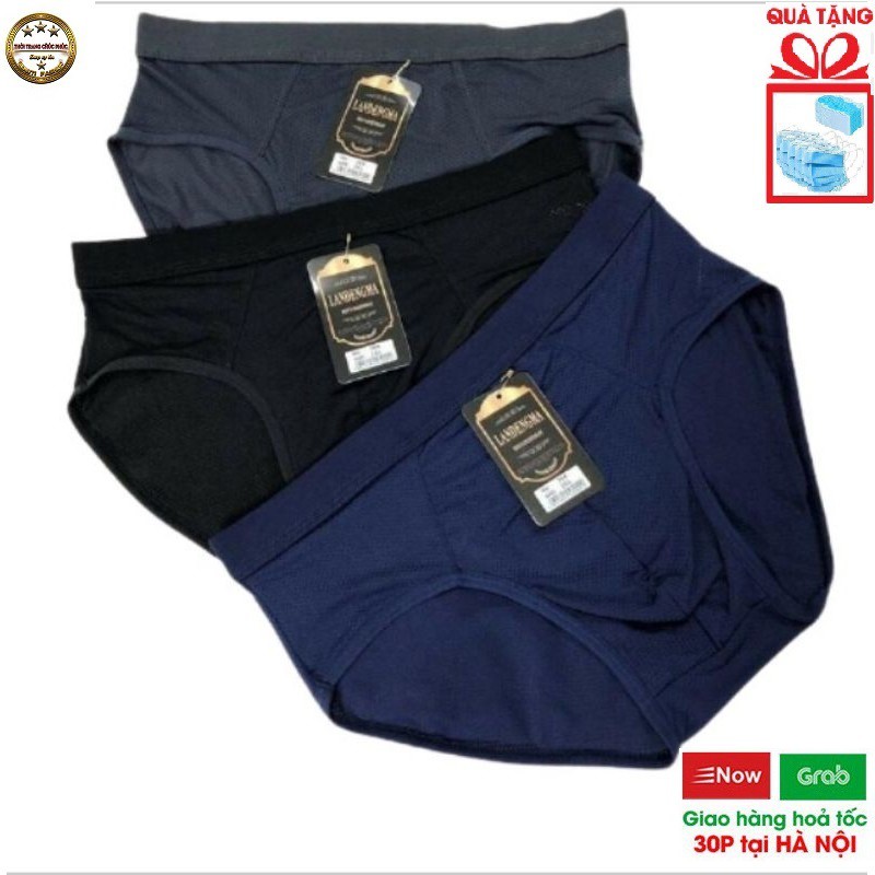 Quần lót nam tam giác sịp chéo lỗ nhỏ li ti cao cấp thông hơi mát lạnh