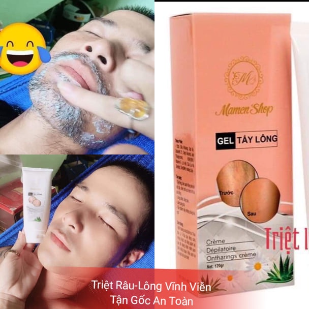 Kem tẩy râu lông vĩnh viễn vùng kín bikini nách Mamen Shop - 120ml. An toàn cho mọi loại da nhạy cảm