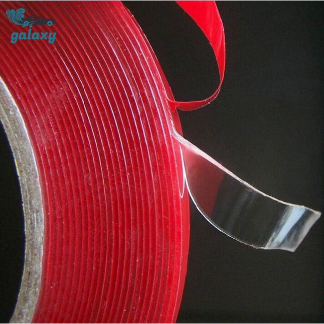 Miếng Dán Hai Mặt Bằng Silicon Trong Suốt Độ Dính Cao 300cm Không Để Lại Dấu Vân Tay Cho Xe Hơi