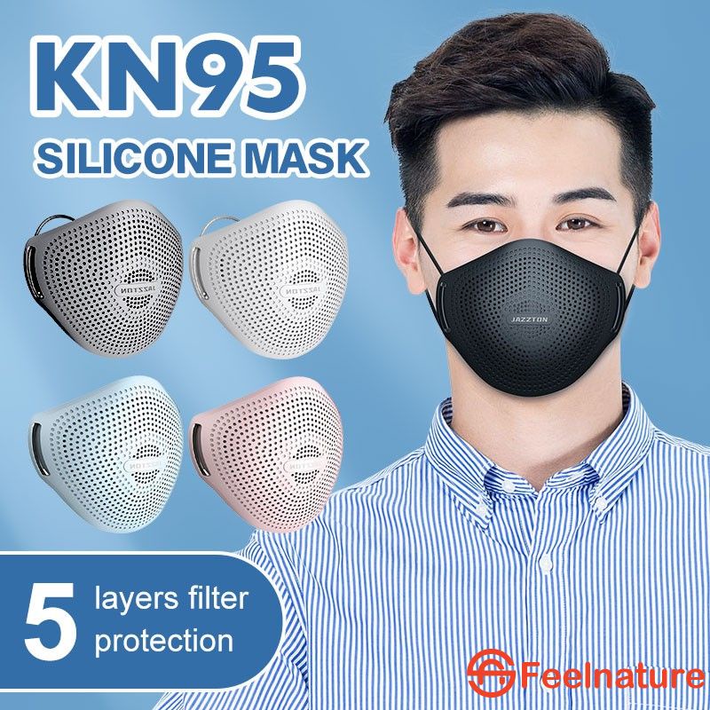  Sẵn sàng giao hàng  KN95 Mặt nạ dành cho người lớn Silicone PM2.5 Mặt nạ loại ngắt kết nối mũi miệng Khẩu Trang Chống Bụi Pm2.5 Bằng Silicon Thay Thế Cho Người Lớn