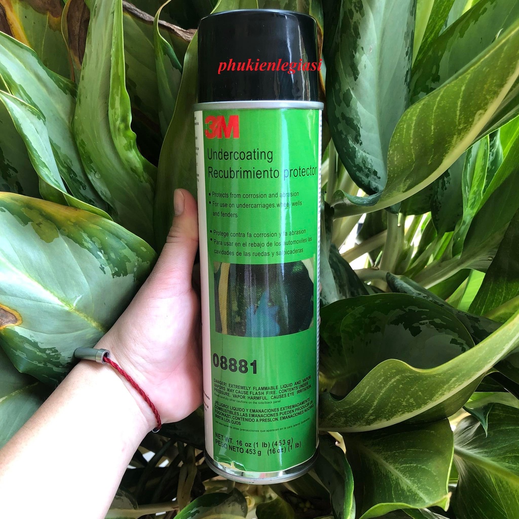 Chai xịt phủ gầm chống rỉ sét gầm chống mục rỉ hốc bánh 3M Undercoating đen 700ml mã 08881