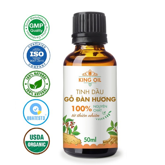 Tinh dầu gỗ Đàn Hương nguyên chất 100% từ thiên nhiên - KingOil