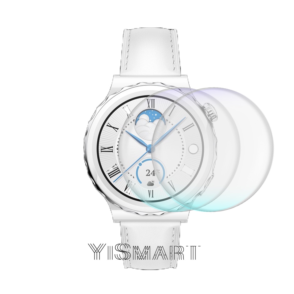 Miếng Dán Bảo Vệ Màn Hình Bằng TPU Hydrogel Mềm Cho Huawei Watch GT 3 Pro Smart 43MM 46MM Kính