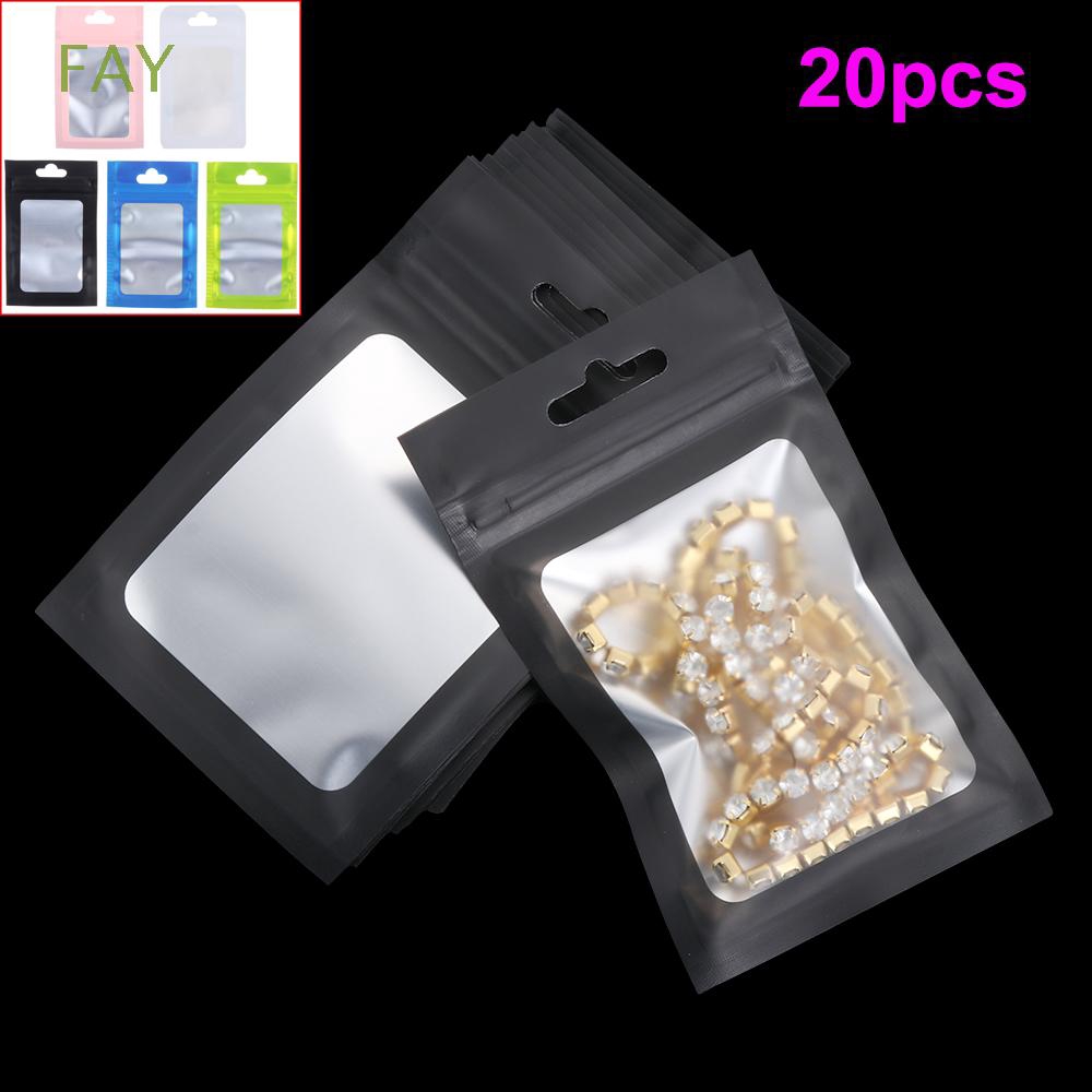 Set 20 túi zip lá nhôm bảo quản trang sức không thấm nước