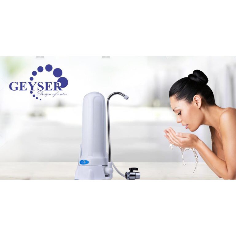 Máy lọc gắn vòi để bàn Nano Geyser 1UH Euro (nhập Nga nguyên bộ - model 2022)