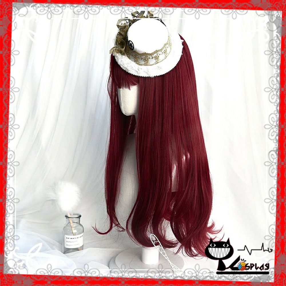 [Sẵn] Wig/Tóc giả nguyên đầu nữ màu đỏ Queen cá tính teen/lolita/cosplay Z8010 [Miu Cosplay]